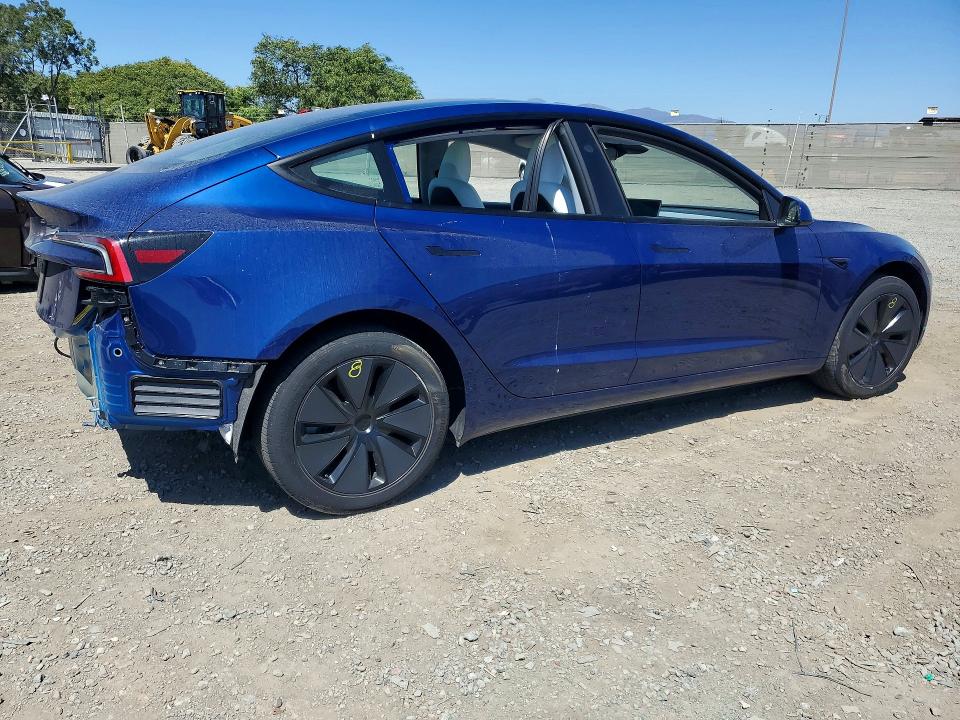 Продаж на аукціоні авто 2025 Tesla Model 3, vin: 5YJ3E1EA5SF003504, номер лоту: 58405076