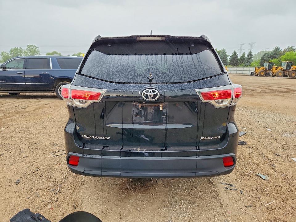 Aukcja sprzedaży 2014 Toyota Highlander, vin: 5TDJKRFHXES071033, numer aukcji: 58434396