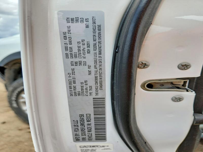 Auction sale of the 2021 Ram 2500, vin: 3C6UR5FL6MG654158, lot number: 55004496