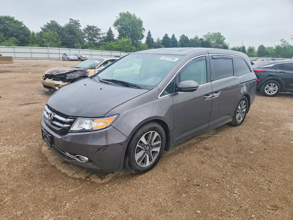 55797386 :رقم المزاد ، 5FNRL5H97EB035142 vin ، 2014 Honda Odyssey مزاد بيع