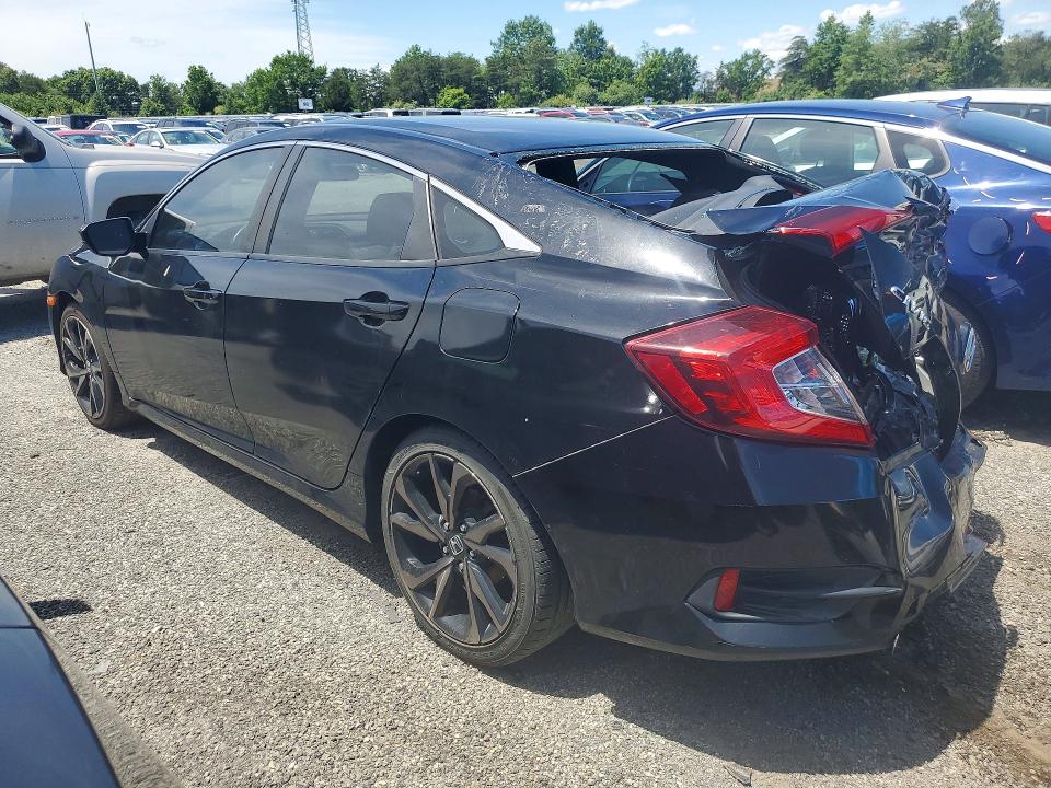 56985686 :رقم المزاد ، 2HGFC2F89MH511087 vin ، 2021 Honda Civic مزاد بيع