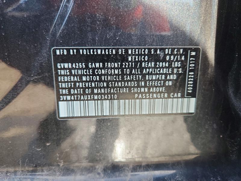 Aukcja sprzedaży 2015 Volkswagen Gti, vin: 3VW4T7AUXFM034310, numer aukcji: 55991436