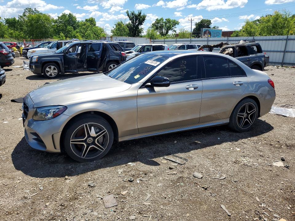 57136176 :رقم المزاد ، 55SWF8EB9KU295474 vin ، 2019 Mercedes-benz C مزاد بيع