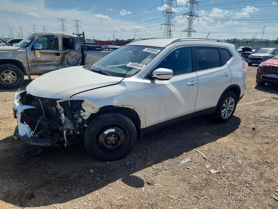 58486646 :رقم المزاد ، KNMAT2MV1GP725525 vin ، 2016 Nissan Rogue مزاد بيع