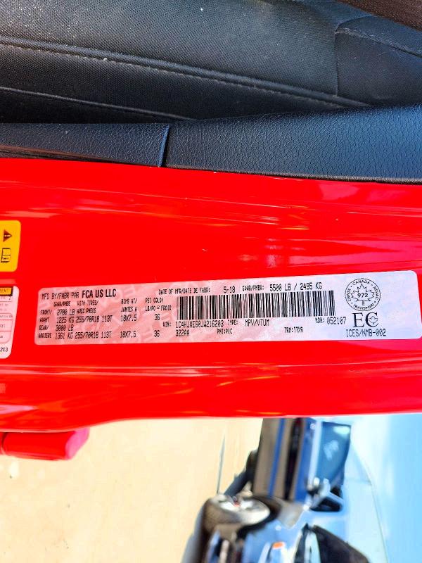 Продажа на аукционе авто 2018 Jeep Wrangler Unlimited, vin: 1C4HJXEG0JW216203, номер лота: 56851286