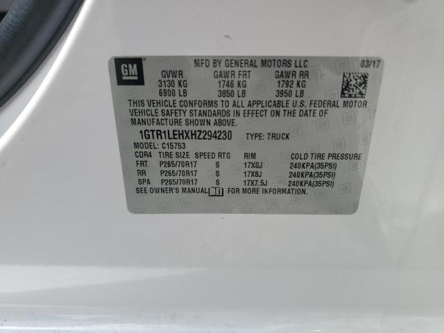 Продажа на аукционе авто 2017 Gmc Sierra, vin: 1GTR1LEHXHZ294230, номер лота: 55992576