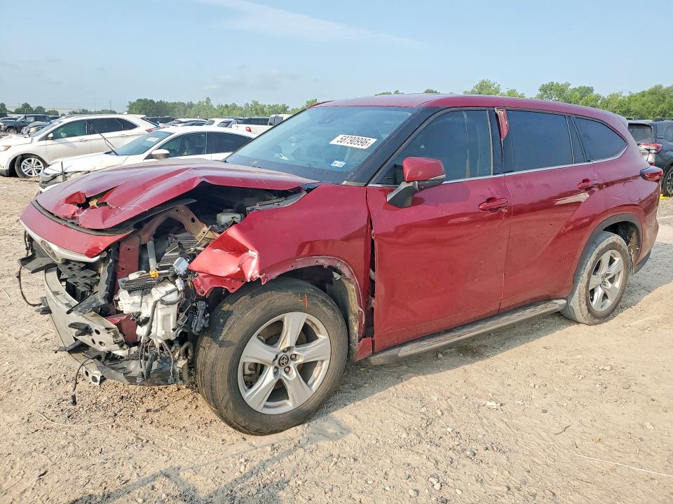 58790996 :رقم المزاد ، 5TDZZRAHXNS552583 vin ، 2022 Toyota Highlander مزاد بيع