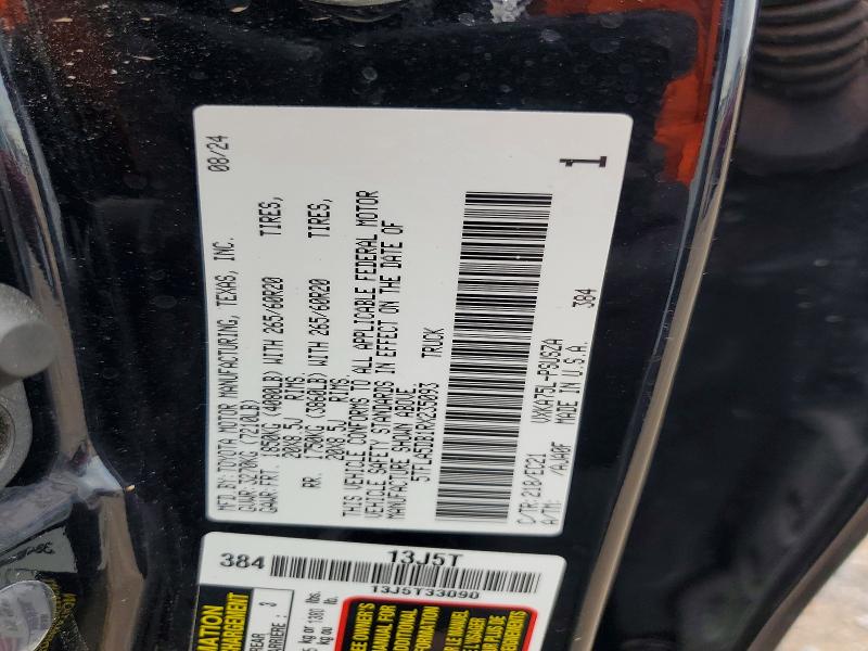 Aukcja sprzedaży 2024 Toyota Tundra, vin: 5TFLA5DB1RX235093, numer aukcji: 57332776