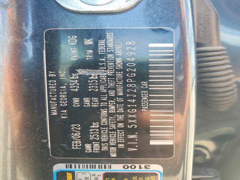 56868606 :رقم المزاد ، 5XXG14J28PG204928 vin ، 2023 Kia K5 مزاد بيع