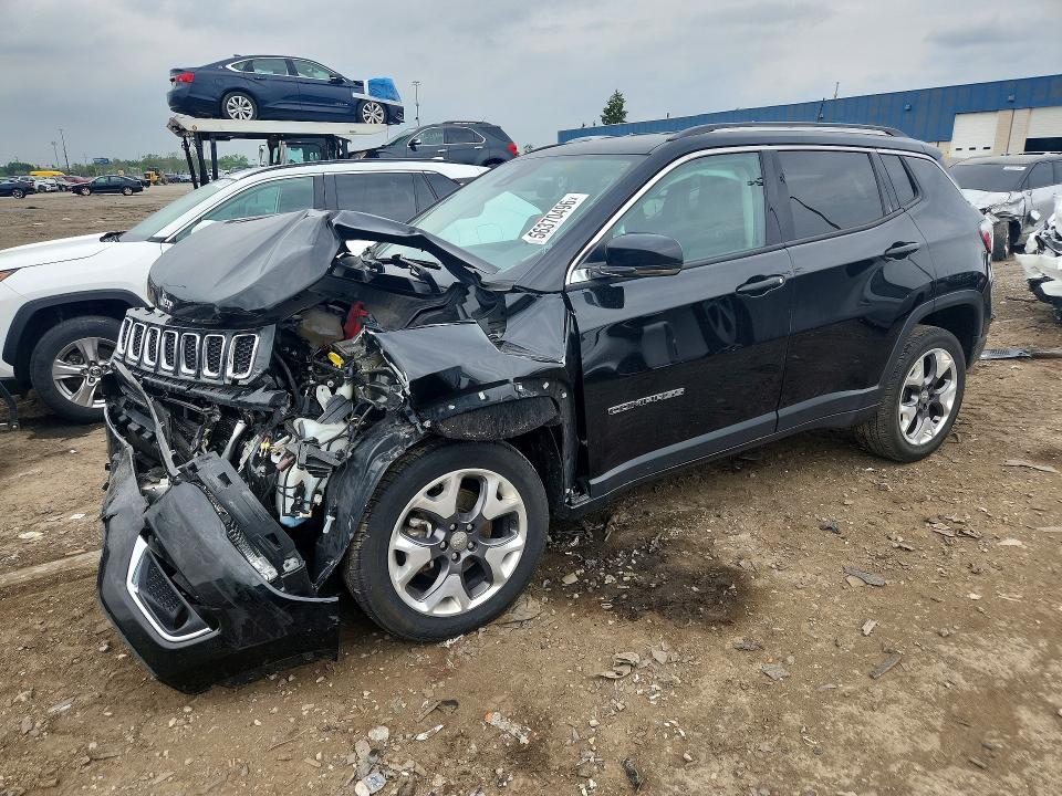 56370496 :رقم المزاد ، 3C4NJDCB3MT576035 vin ، 2021 Jeep Compass مزاد بيع