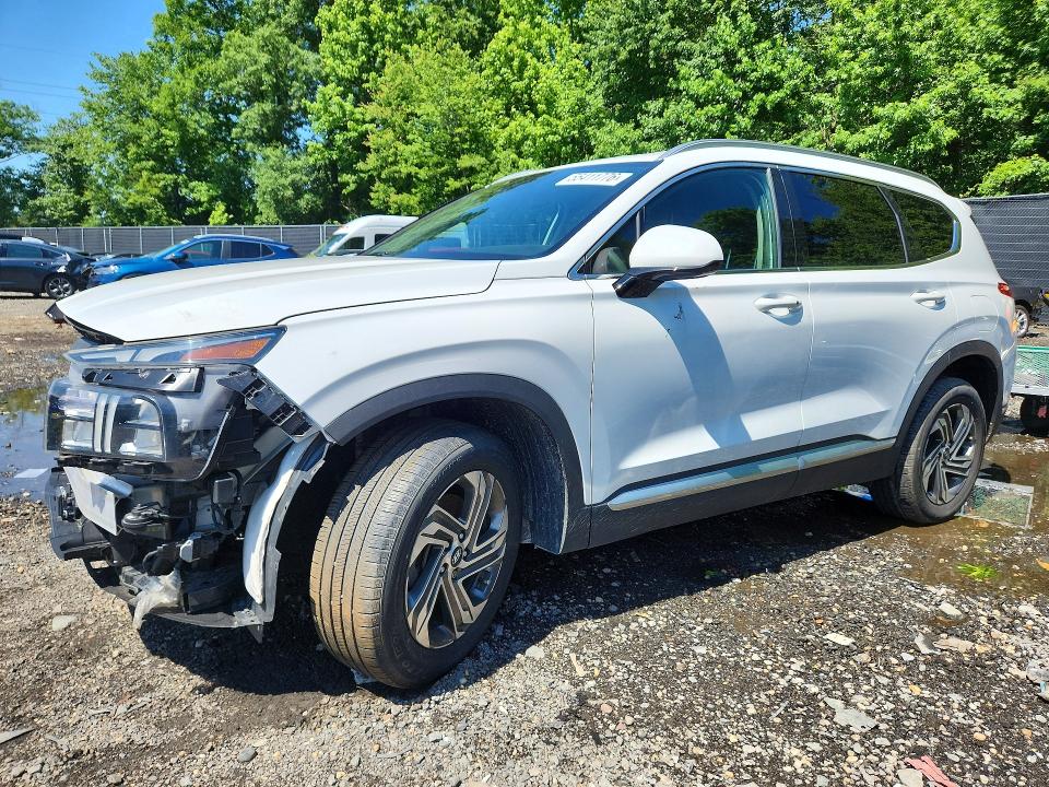 2021 Hyundai Santa Fe მანქანა იყიდება აუქციონზე, vin: 5NMS24AJ1MH355475, აუქციონის ნომერი: 55411776
