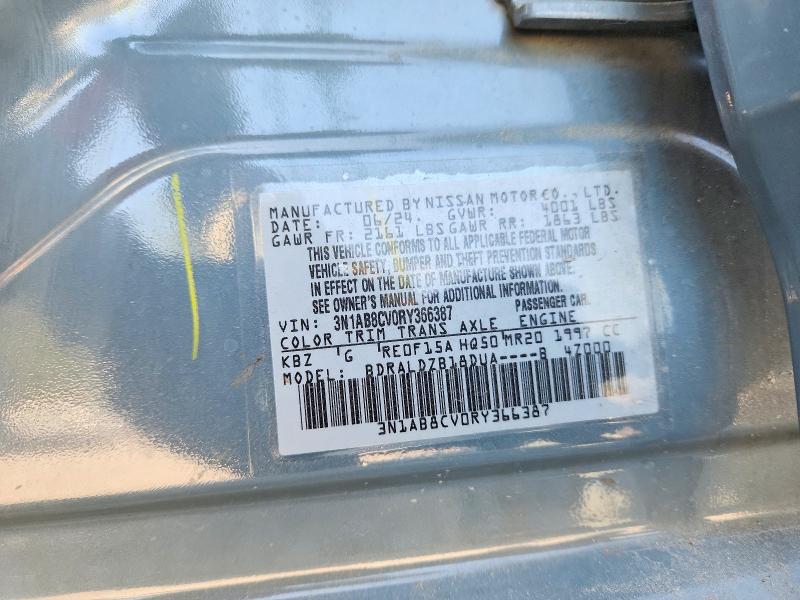 56863036 :رقم المزاد ، 3N1AB8CV0RY366387 vin ، 2024 Nissan Sentra مزاد بيع