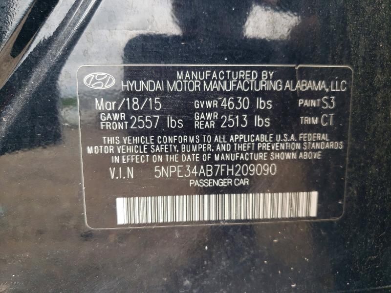 Продаж на аукціоні авто 2015 Hyundai Sonata, vin: 5NPE34AB7FH209090, номер лоту: 58943356