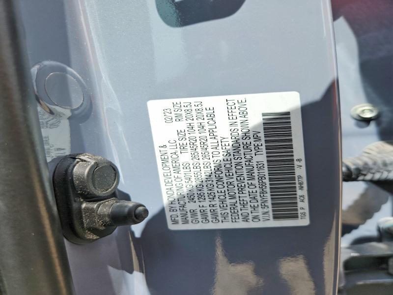 Продаж на аукціоні авто 2023 Honda Passport, vin: 5FNYF8H56PB011631, номер лоту: 58359586