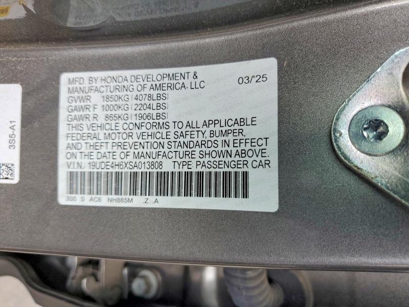 Aukcja sprzedaży 2025 Acura Integra, vin: 19UDE4H6XSA013808, numer aukcji: 55955076