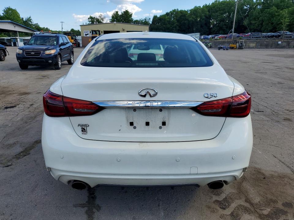 58585876 :رقم المزاد ، JN1EV7AR7JM443367 vin ، 2018 Infiniti Q50 مزاد بيع