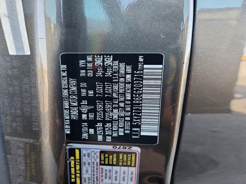 58382736 :رقم المزاد ، 5XYZT3LB6EG203716 vin ، 2014 Hyundai Santa Fe Sport مزاد بيع