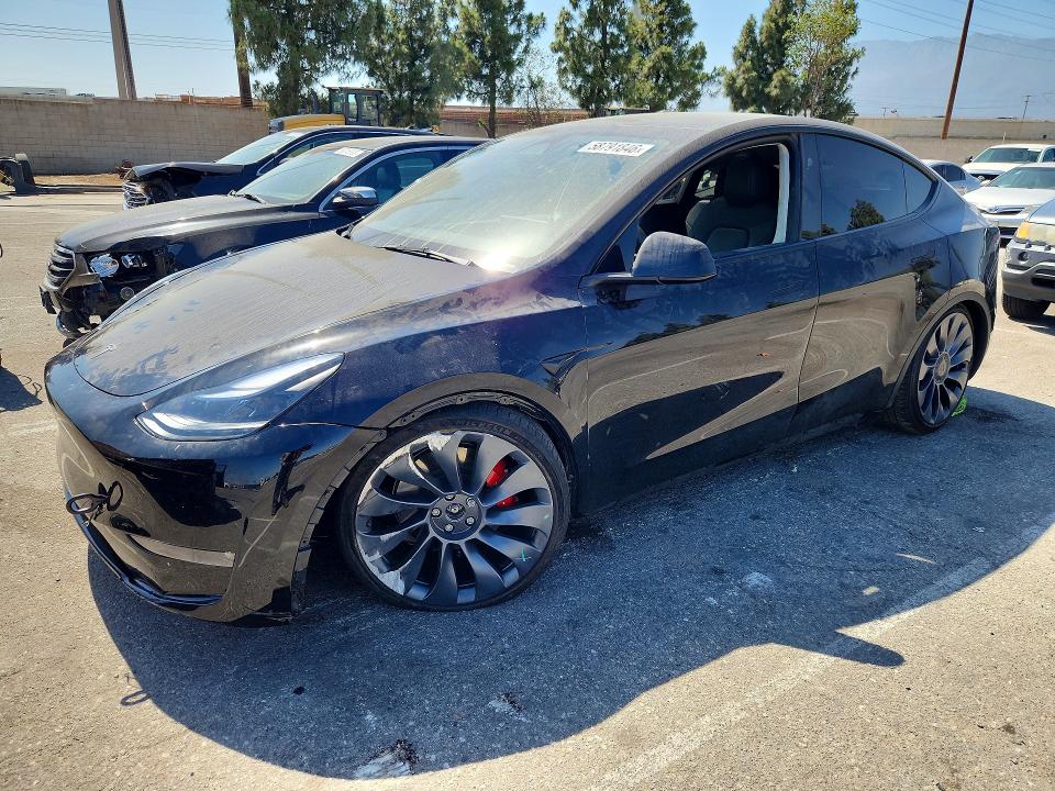 2023 Tesla Model Y მანქანა იყიდება აუქციონზე, vin: 7SAYGDEFXPF839848, აუქციონის ნომერი: 58791846