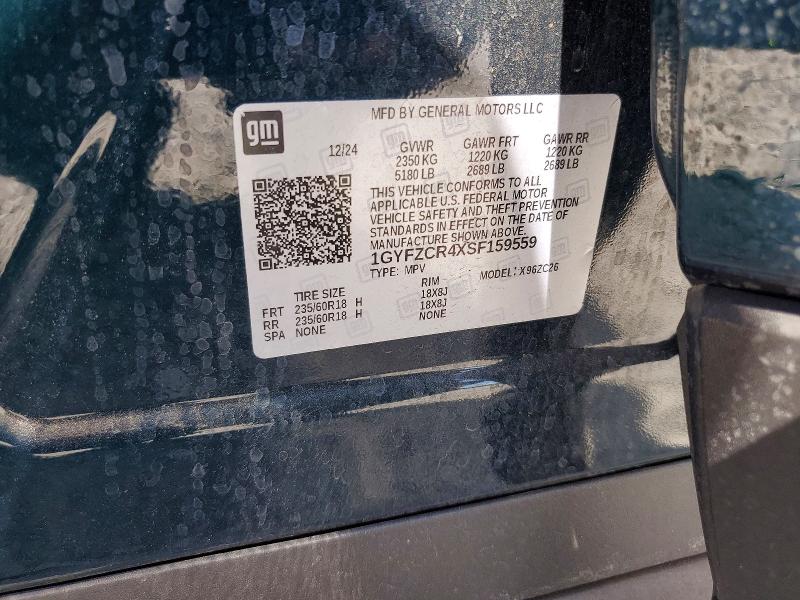 Aukcja sprzedaży 2025 Cadillac Xt4, vin: 1GYFZCR4XSF159559, numer aukcji: 58373496