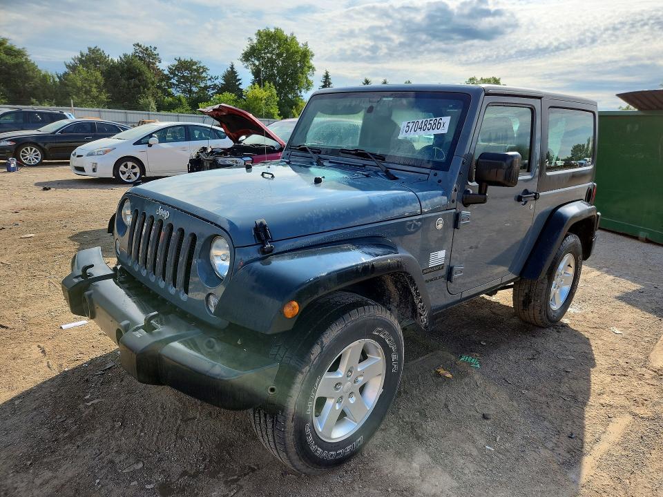 2015 Jeep Wrangler მანქანა იყიდება აუქციონზე, vin: 1C4AJWAG1FL659650, აუქციონის ნომერი: 57048586