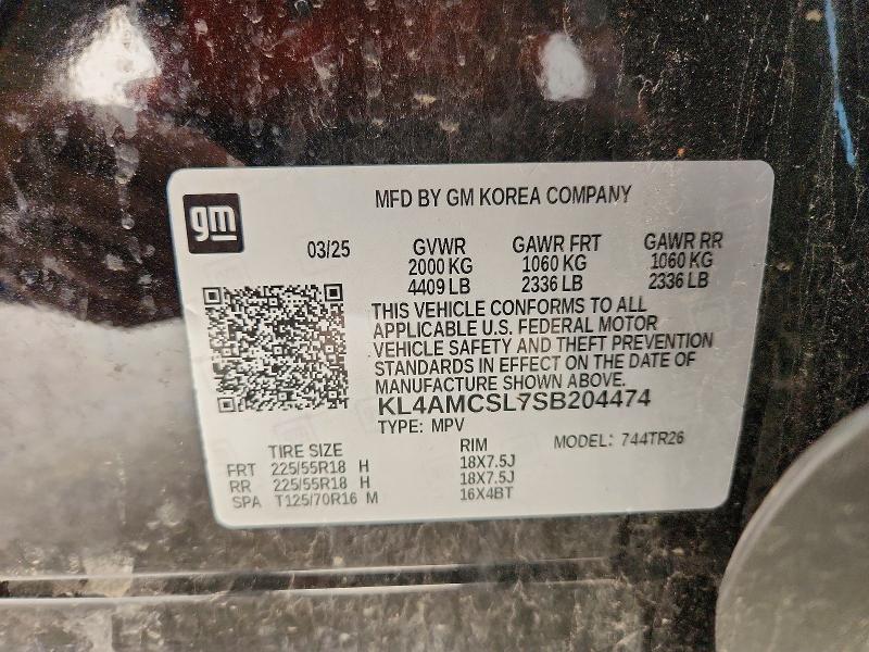 Aukcja sprzedaży 2025 Buick Encore Gx, vin: KL4AMCSL7SB204474, numer aukcji: 56408316