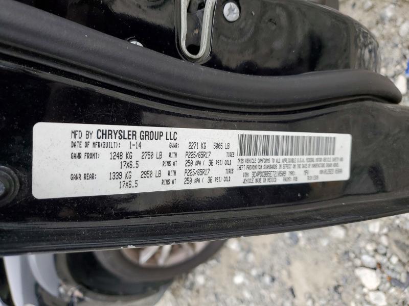 57386056 :رقم المزاد ، 3C4PDCBB5ET210509 vin ، 2014 Dodge Journey مزاد بيع