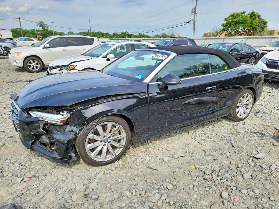 57019186 :رقم المزاد ، WAUWNGF54JN011205 vin ، 2018 Audi A5 مزاد بيع