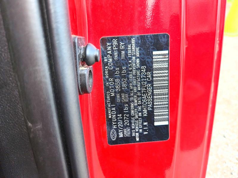 55754066 :رقم المزاد ، KMHTC6AE7FU217348 vin ، 2015 Hyundai Veloster مزاد بيع