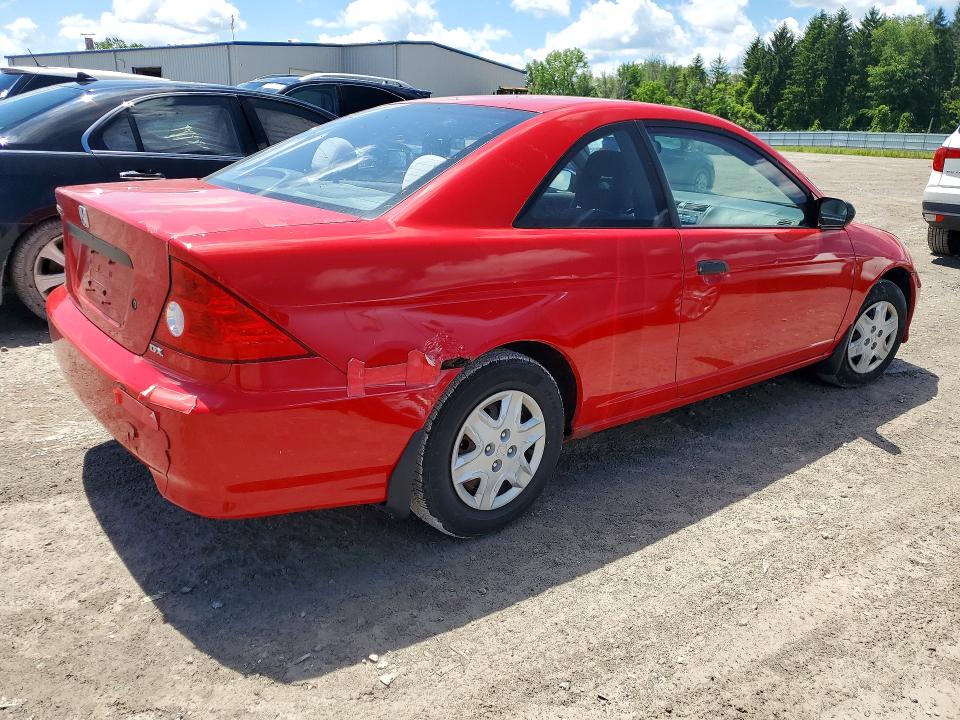 2004 Honda Civic მანქანა იყიდება აუქციონზე, vin: 1HGEM221X4L001903, აუქციონის ნომერი: 58644276