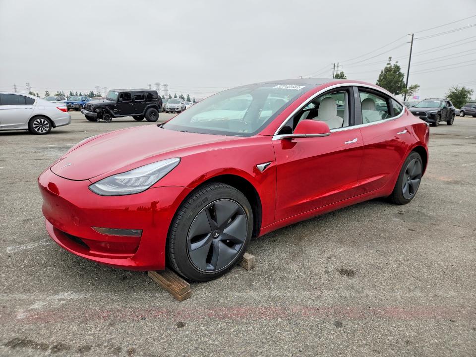 2020 Tesla Model 3 მანქანა იყიდება აუქციონზე, vin: 5YJ3E1EA3LF746017, აუქციონის ნომერი: 57040946