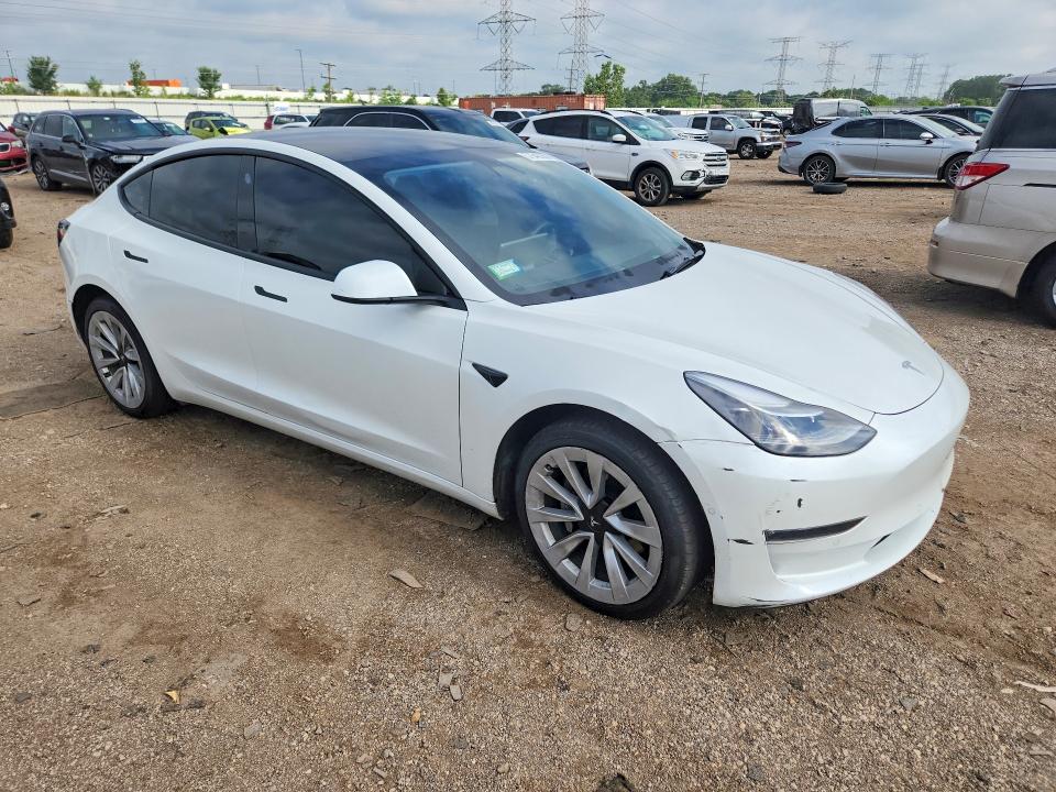 Aukcja sprzedaży 2022 Tesla Model 3, vin: 5YJ3E1EB1NF124656, numer aukcji: 57642266