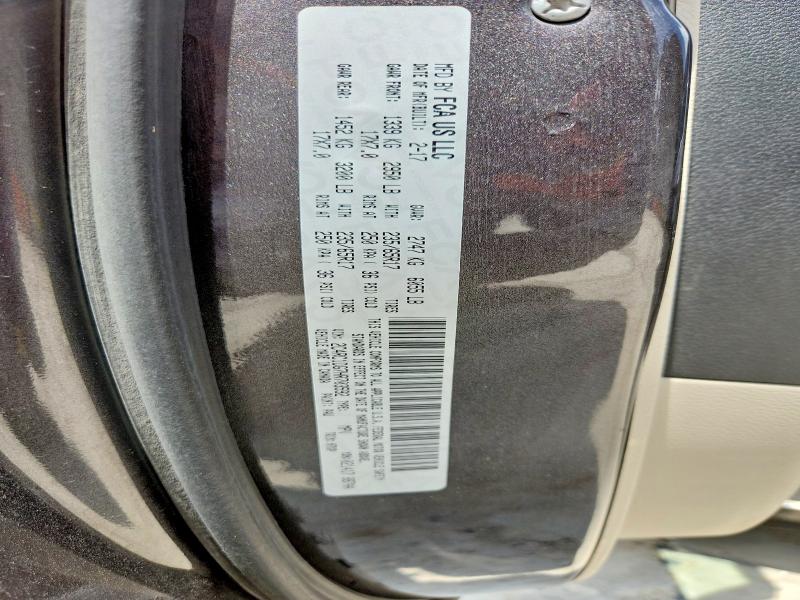 58994156 :رقم المزاد ، 2C4RC1DG7HR703592 vin ، 2017 Chrysler Pacifica مزاد بيع