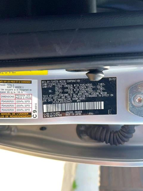 Продажа на аукционе авто 2012 Toyota 4runner, vin: JTEZU5JR3C5036631, номер лота: 56533386