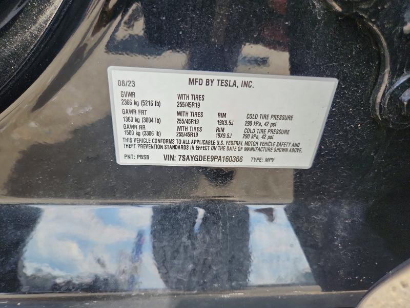 Aukcja sprzedaży 2023 Tesla Model Y, vin: 7SAYGDEE9PA160366, numer aukcji: 58649876