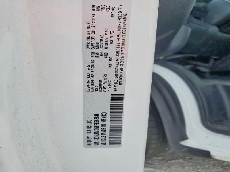 Продажа на аукционе авто 2023 Ram Promaster 2500, vin: 3C6LRVDG8PE563846, номер лота: 55387356