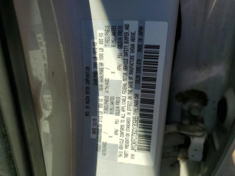 Aukcja sprzedaży 2016 Mazda Cx-3, vin: JM1DKFC73G0130985, numer aukcji: 56391586