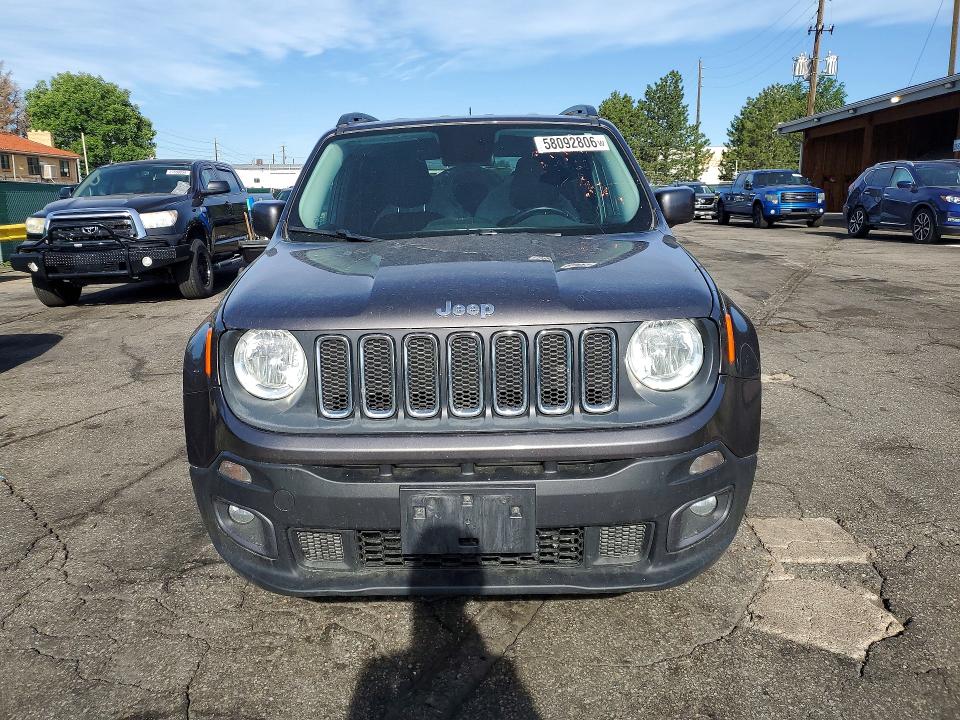 2016 Jeep Renegade მანქანა იყიდება აუქციონზე, vin: ZACCJBBW5GPC93325, აუქციონის ნომერი: 58092806