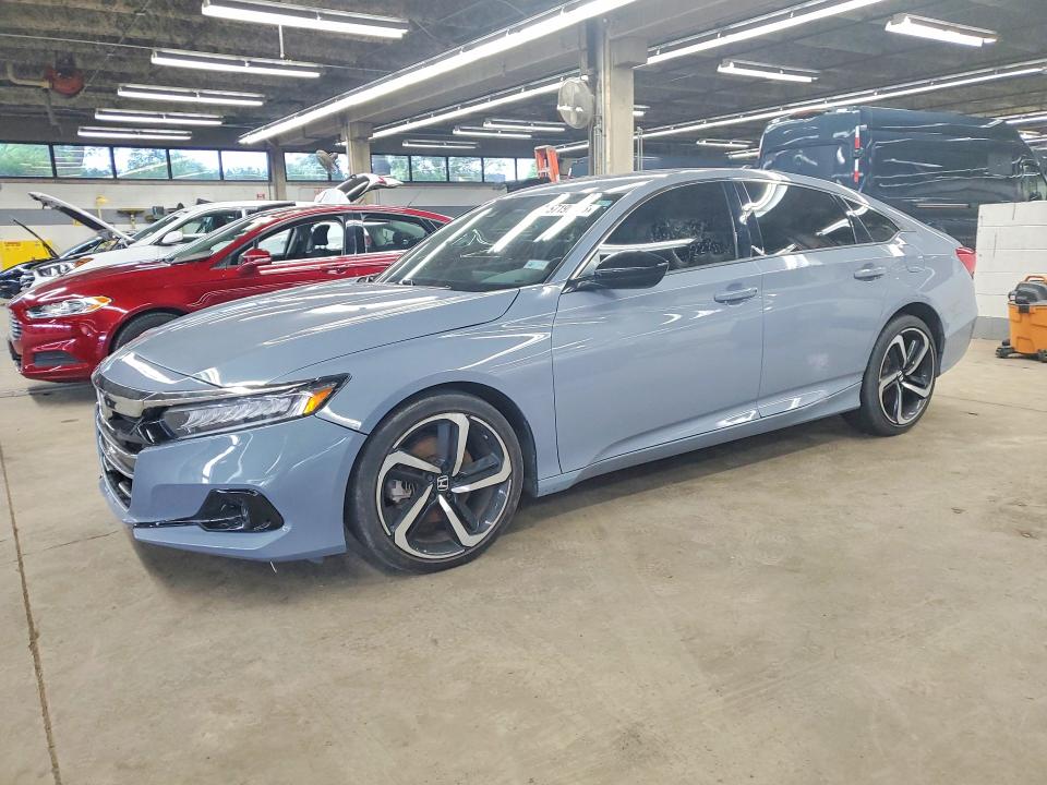57196036 :رقم المزاد ، 1HGCV1F30MA059959 vin ، 2021 Honda Accord مزاد بيع