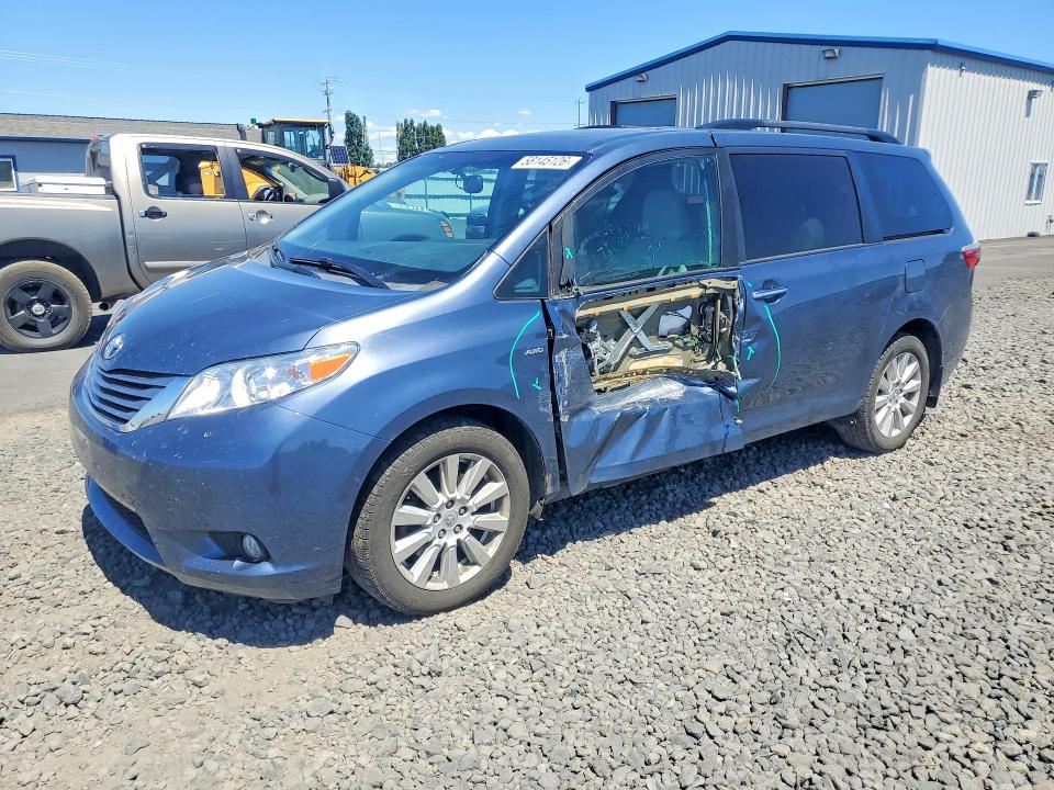 58145126 :رقم المزاد ، 5TDDZ3DC3HS160721 vin ، 2017 Toyota Sienna مزاد بيع
