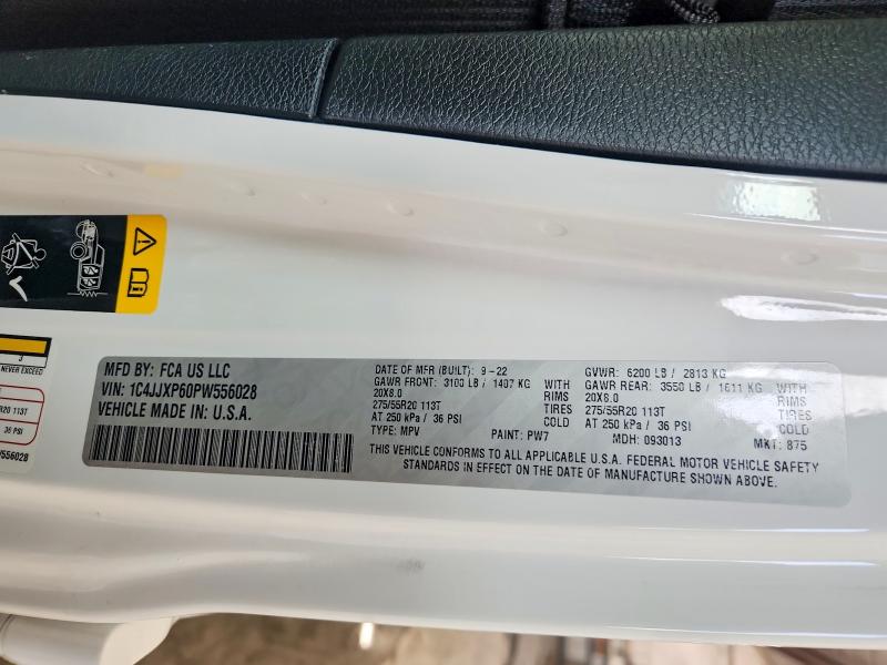 Aukcja sprzedaży 2023 Jeep Wrangler, vin: 1C4JJXP60PW556028, numer aukcji: 56812216