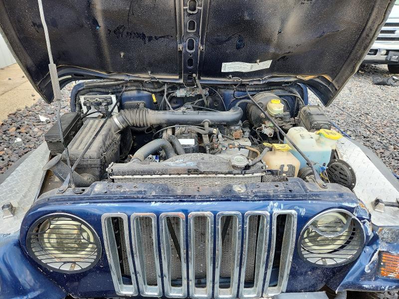 2000 Jeep Wrangler / Tj მანქანა იყიდება აუქციონზე, vin: 1J4FA49S9YP804703, აუქციონის ნომერი: 58311246