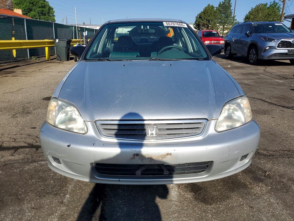 1999 Honda Civic მანქანა იყიდება აუქციონზე, vin: 2HGEJ6677XH593308, აუქციონის ნომერი: 55707606