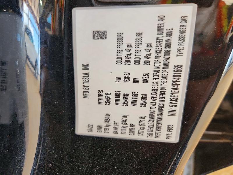 Продаж на аукціоні авто 2023 Tesla Model 3, vin: 5YJ3E1EA4PF401665, номер лоту: 58285166