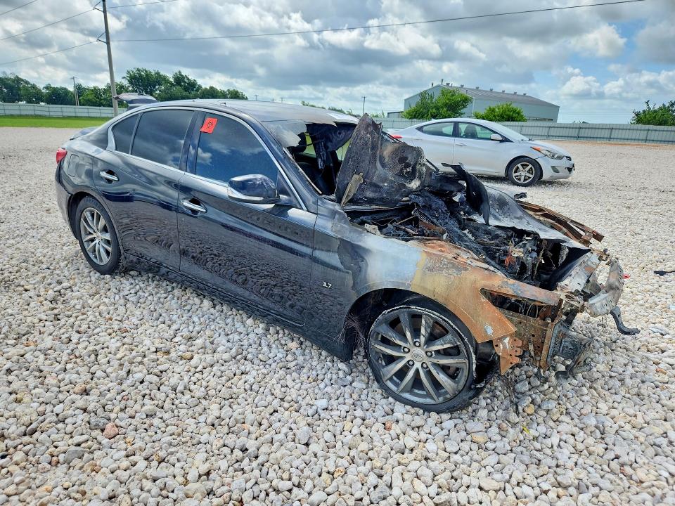 56616726 :رقم المزاد ، JN1BV7AP8FM335235 vin ، 2015 Infiniti Q50 مزاد بيع