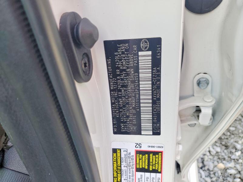 Продажа на аукционе авто 2023 Toyota Camry, vin: 4T1T11AK6PU764059, номер лота: 56823136