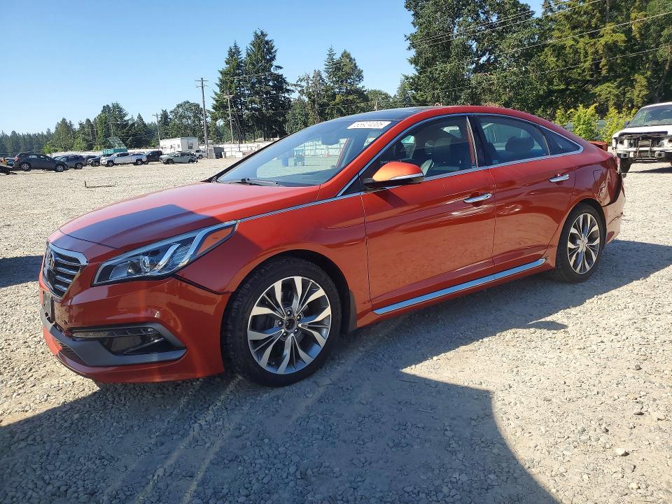 2015 Hyundai Sonata მანქანა იყიდება აუქციონზე, vin: 5NPE34AB0FH169404, აუქციონის ნომერი: 55924006