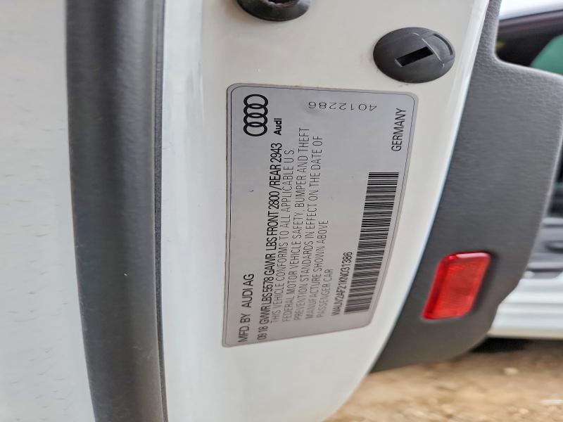 58897036 :رقم المزاد ، WAUV2AF21KN031386 vin ، 2019 Audi A7 مزاد بيع