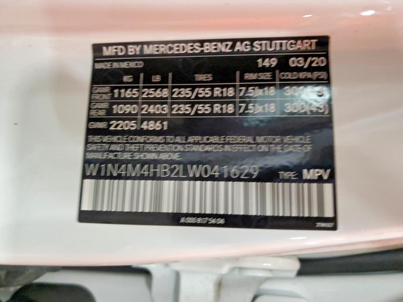 Продаж на аукціоні авто 2020 Mercedes-benz Glb, vin: W1N4M4HB2LW041629, номер лоту: 58461166