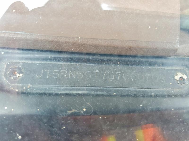 55491466 :رقم المزاد ، JT5RN55T7G7000700 vin ، 1986 Toyota Pickup مزاد بيع