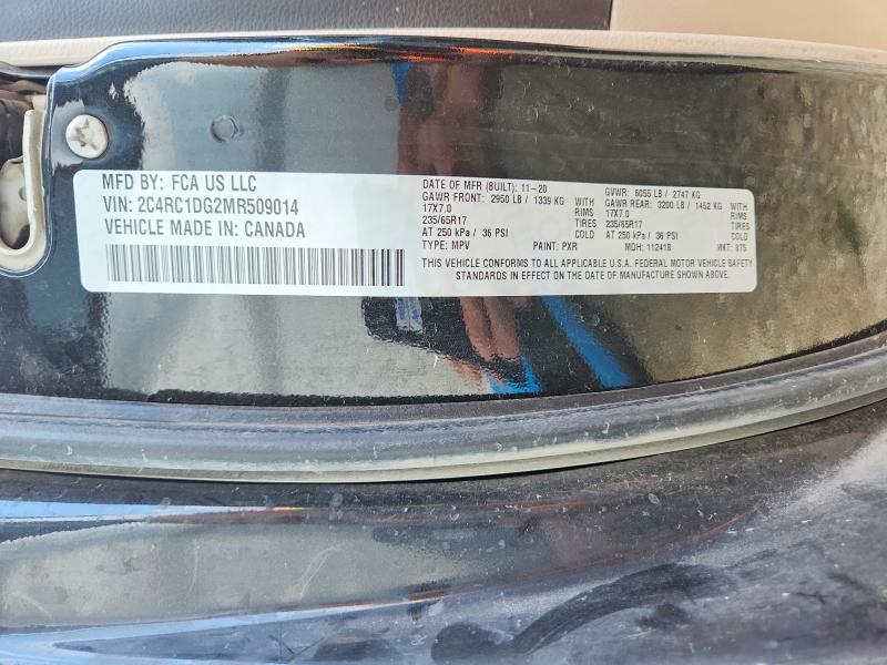 Aukcja sprzedaży 2021 Chrysler Voyager, vin: 2C4RC1DG2MR509014, numer aukcji: 57338186